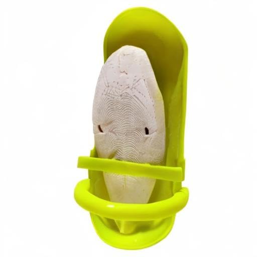 Bird Feeding Cup Rack Plastic Cuttlebone Holder Bird Cage Storage Bowl Stand Parrot Food Holder for Budgies Parakeet Cockatiel Conure Lovebird Color Randomly, Pack of 1(Without Cuttlebone) - image 6