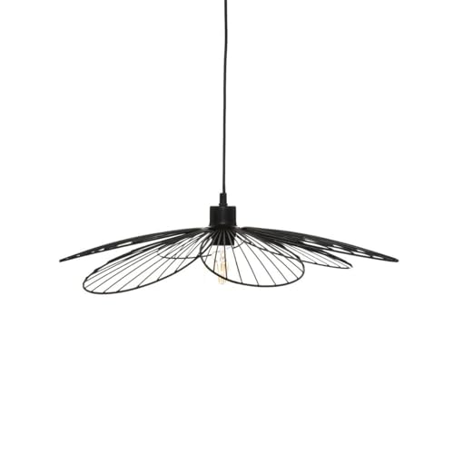 Atmosphera - Suspension Fleur - métal - noir - D57 cm