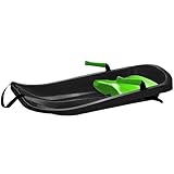 Gizmo Riders - Toboggan Kids and Toddlers Sleds, Durable Bobsled - Plastic, Lightweight, Winter Snow Sleds with Tow Strap & Individual Pull-Up Hand Brakes - Ages 3+, 120 lbs