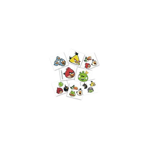 Angry Birds Tattoos 16ct by Amscan