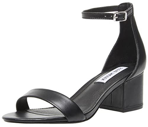 Steve Madden Women's Irenee Heeled Sandal, Black, 8