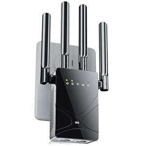 Amplificador de señal WiFi 2026 para el hogar, repetidor de Internet de largo alcance de 15555 pies cuadrados – 95% más rápido, amplificador de enrutador inalámbrico más fuerte con puerto Ethernet