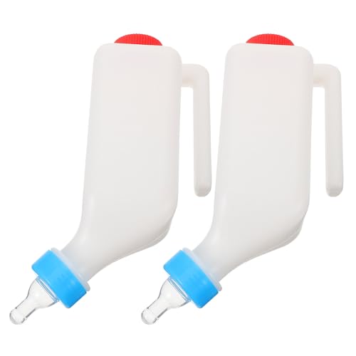 Biberon pour agneaux et chèvres Lot de 2 distributeurs de lait 800 ml suspendus