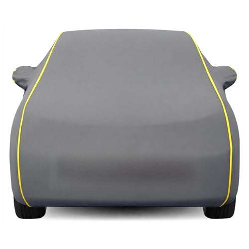 Image of Kayme Premium Grey Sonet Car Cover Waterproof for (All Models & Variants - Petrol, Diesel, CNG & EV) |Speacially Custom Fit with Mirror Pockets |All-Weather Protection - Outdoor Car Body Cover