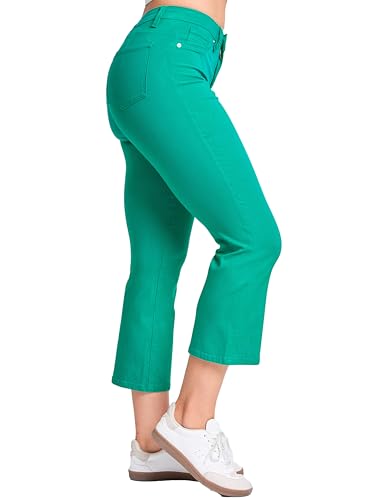 YMI Women's Hyperstretch Cropped Straight Leg2