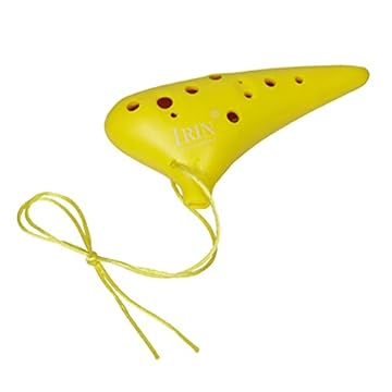 Capa do livro Generic 12 Buracos Ocarina 12 Buraco Alto Ocarina AC Ocarina Ocarina Instrumento Musical Com Saco De Armazenamento Clássico para Iniciante Amarelo