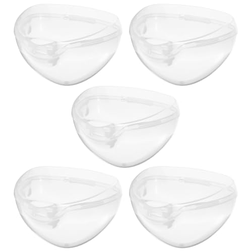 BESTonZON 5pcs Baby Safe Pacifier Storage Box Portable Durable Case for Pacifiers
