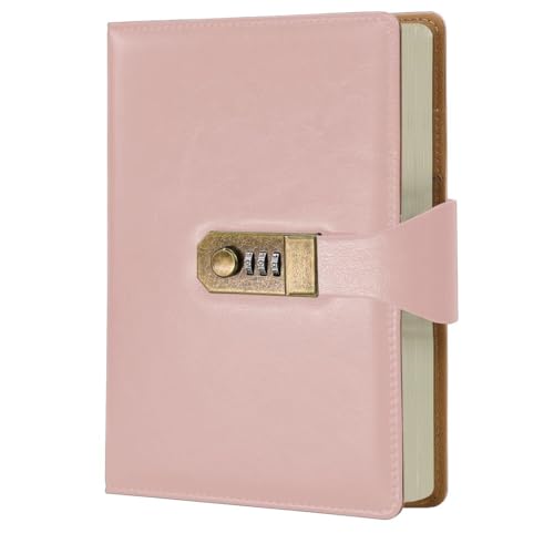 LUMAI Caderno Diário com Cadeado e Senha A5 288 Páginas Capa Cour...