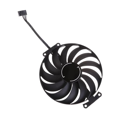 aieibuy Ventilateur de Refroidissement 95mm 6 Broches T129215SU 0,5a 12V, Ventilateur de GPU pour 3050 3060 Phoenix ITX, Remplacement de Carte Graphique