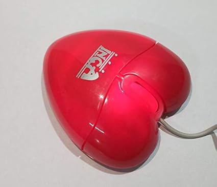 Heart Shaped Optical Mouse(Wired)