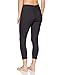 Danskin Women's Signature Yoga Capri Leggings, Rich Black, Small