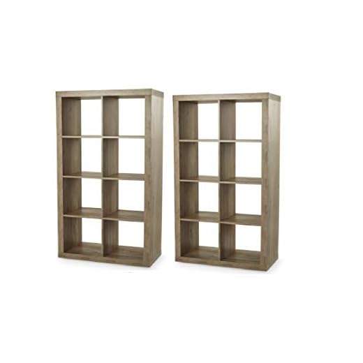 Better Homes and Gardens 8-Cube Organizer - (Rustic Gray, Set of 2)