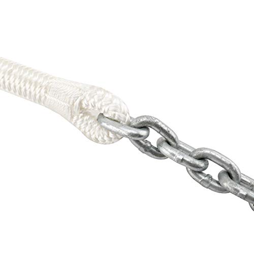 image for NovelBee 3/8 Inch x 100 Feet Double Braid Nylon Rope with 1/4 Inch x 1