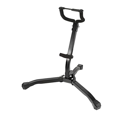 FUNOMOCYA Sturdy Saxophone Stand Metal Construction Foldable Portable for Exhibiti