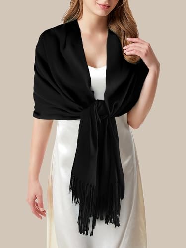 Women Tartan Scarf - Winter Long Scarves Plaid Warm Wraps Wool British Style For Ladies Spinning Tassel Shawl Long Stole