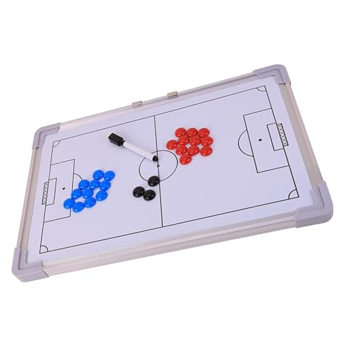 tuwiwol Lustiges und lebendiges vollfarbiges Fußballbrett für Teamwork, Strategie, Fußball, Metall, Fußball, Emhence, Coaching, Wettbewerb tuwiwol Lustiges und lebendiges vollfarbiges Fußballbrett für Teamwork, Strategie, Fußball, Metall, Fußball, Emhence, Coaching, Wettbewerb