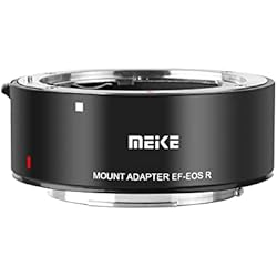Accesorios Objetivos Canon Meike MK-EFTR-A - Adaptador de Lente de Metal EF-EOSR Convertidor de Montaje de Enfoque automático para Lentes Canon EF/EF-S a cámaras EOS-R EOS-RP R5 R6 C70 y Red Komodo