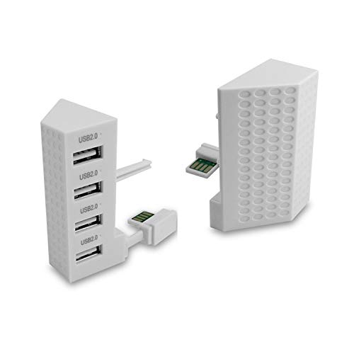 OSTENT USB Hub 2.0 uitbreidingsadapter met 4-poorts splitter voor Microsoft Xbox One S console