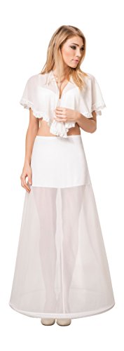 Nina Brautmoden R13-190-Abito da Sposa Donna