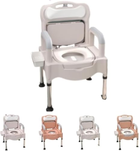 Xiraivke 椅子型ポータブルトイレ 介護用モバイルトイレ 高齢者・妊婦・屋内対応 快適シート付き 軽量組み立て簡単 排泄ケア補助トイレ