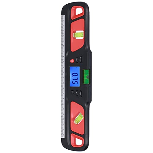 Buscador de ángulos digital con base magnética rojo miniatura 5