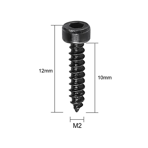 Tornillos Autorroscantes Hex 2mm x 10mm Pack 100 miniatura 4