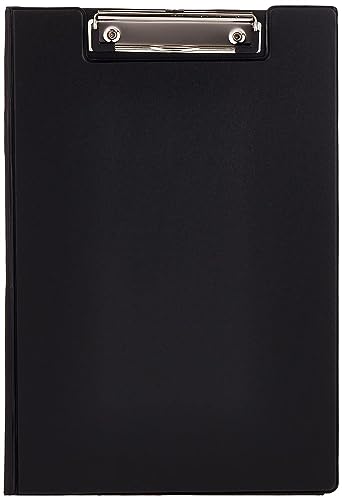 Maxi POLYPROPYLENE DOUBLE CLIPBOARD FOOL SCAP BLACK DCBFBK