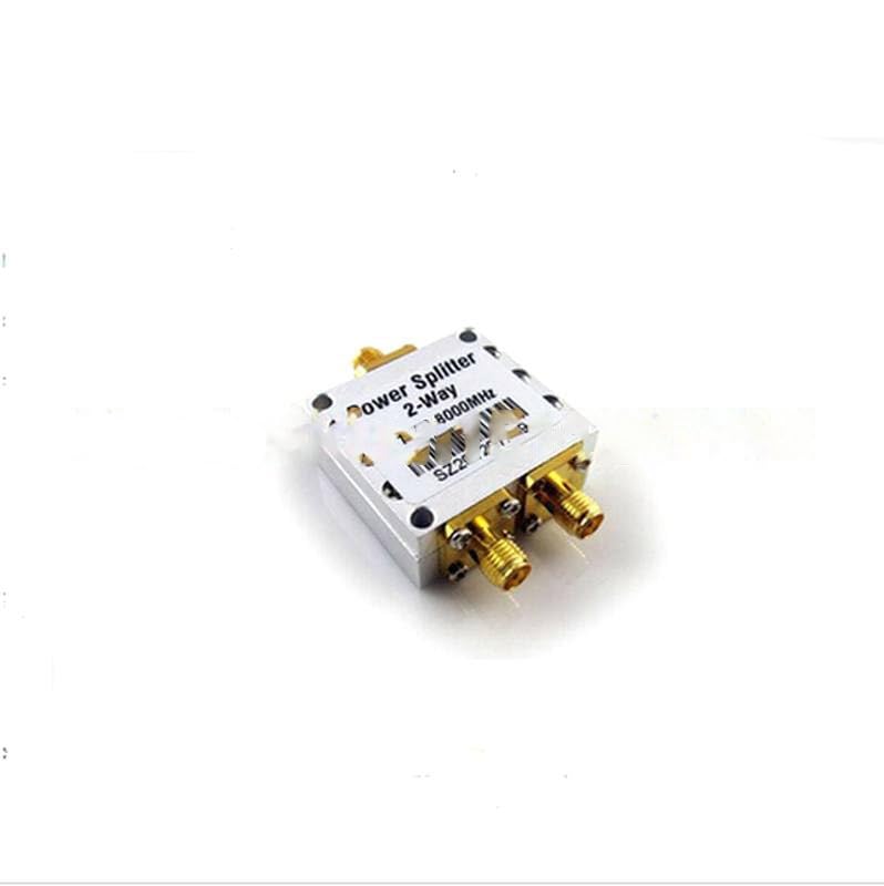 Power Divider 1pcs/1500~8000Mhz 2 Way RF Power Splitter Combiner w/SMA Female Connector High Frequency 1.5-8Ghz