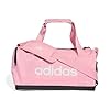 adidas Unisex Essentials Linear Duffel Bag, True Pink/Black/White, XS