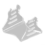 Transparent Acrylic Fishing Reel Display Stand for Water Drop and Baitcasting Reels, Compact Tackle Organizer and Storage Base