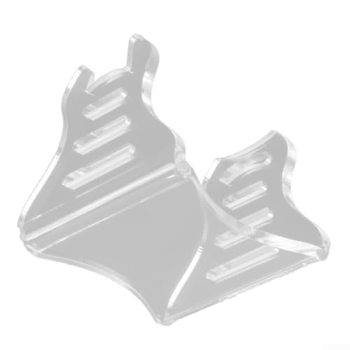 Transparent Acrylic Fishing Reel Display Stand for Water Drop and Baitcasting Reels, Compact Tackle Organizer and Storage Base