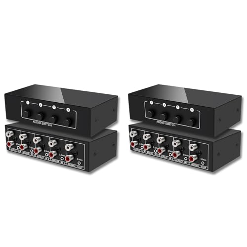 Sélecteur Audio 3,5 mm Bidirectionnel pour Brancher Plusieurs Sources sur vos Enceintes