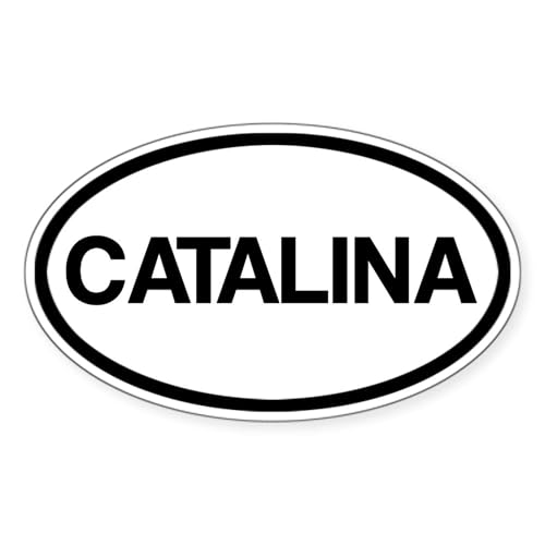 CafePress Catalina Sticker Oval Car Bumper Sticker