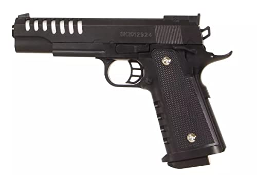 Saigo Defense Pistolet à Billes Airsoft Hi-Capa Spring Métal - Grand Modèle Puissance 0.5 Joule