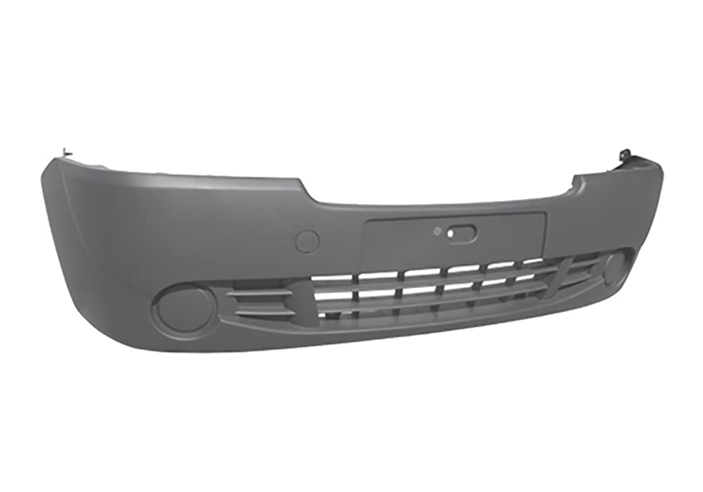 Pare-choc 25034098 avant gris Compatible avec RENAULT Trafic 2 Van FL Trafic 2 Bus JL Trafic 2 Camion plate-forme/Châssis EL, NISSAN PRIMASTAR Camionnette X83