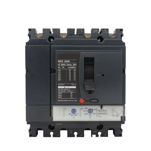 MCCB 4P disjoncteur boîtier moulé haute performance 250 A MSX-250N