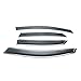 MotorFansClub 4pcs Window Visor Vent Fit for Lexus NX NX200 NX200t NX300H NX300 F Sport 2015 2016 2017 2018 2019 2020 2021,Tint Trim Outside Mount Tape On/Clip On Style Rain Guard Door Visor