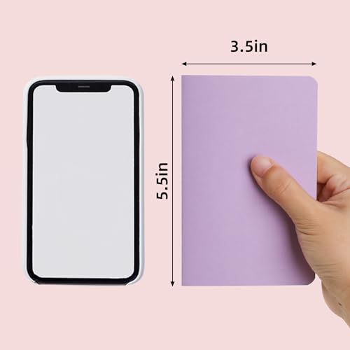 Lot de 24 petits carnets de notes lignés A6 mini bloc-notes