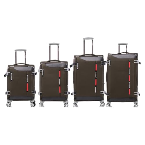 Luggage & Travel Gear Softside Upright Luggage Set, Lightweight,4-Piece (20//24/28/32 Inch) Travel Suitcase (Sage Green)2