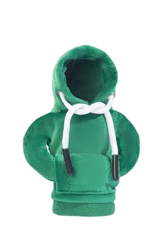 StratoNex Auto Schaltknauf Abdeckung Schaltknauf Hoodie Mini Hoodie für Gangschaltung Schaltknauf Überzug für Auto Dekoratives (Grün)