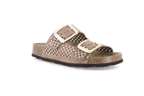 Sandales perforées Grunland ENNY CB7832 en cuir à micro-strass
