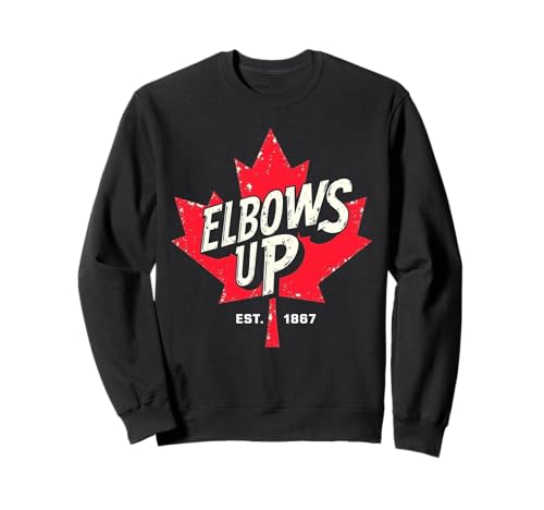 Canada Funny Patriotic Maple Leaf Tee Est. 1867 Elbows Up �g���[�i�[