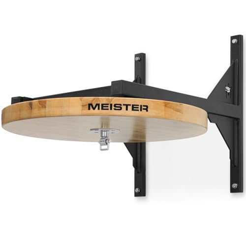 Meister SpeedKills Forge Speed Bag Platform with 2 Hardwood Deck & Thunderbolt Swivel - Butcher Block