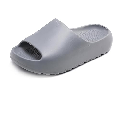 rosyclo Cloud Slippers for Women and Men, Recovery Slides Ultimate Comfort Lightweight Pillow Open Toe Thick Sole Shower Shoes House Indoor Outdoor Be