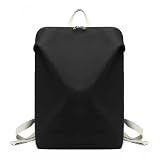 Minimalist Style Lightweight Commuter Backpack Air Feeling Casual Bag Student School Bag Can Hold 15.6 Inch Laptop (Black, 12L)