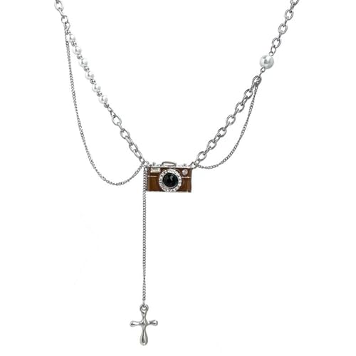 Collier appareil photo cadeau idéal pour couple d'amoureux de la photographie