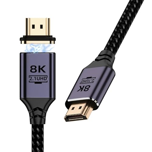 Cable HDMI 2.1 magnético 8K de 2 metros para PC y TV UHD