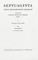 Septuaginta. Band 10: Psalmi Cum Odis 3525534124 Book Cover