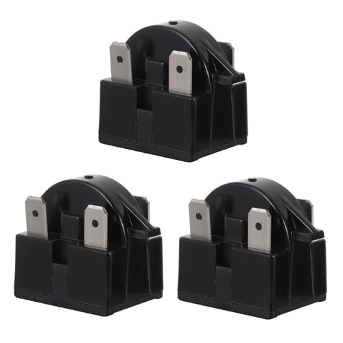 NIYANGLE De Para Refrigerador 220v 22ω 3 Piezas Compresor De Enfriador Fácil De Instalar Material Plástico Resistente Compatible Vinotecas y Congeladores