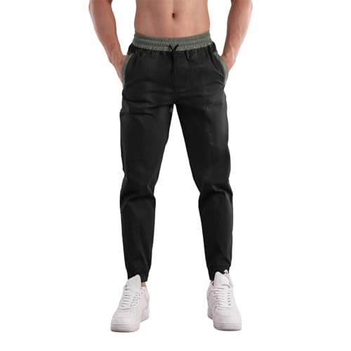 Pantalon de loisirs pour homme en coton léger résolvant le manque d'aisance en été